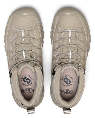 Zapatillas de senderismo Keen Targhee Exp Mid Wp Gris/Beige para mujer