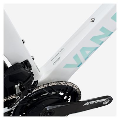 Bicicleta de carretera Van Rysel RCR-F Pro Sram Force AXS 12V 700 mm Blanca 2026