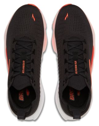 Brooks Glycerin Flex Running Shoes, Black/Red, Men's