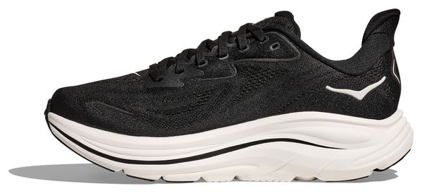 Hoka Clifton 10 Running Shoes Large Black/White Men's