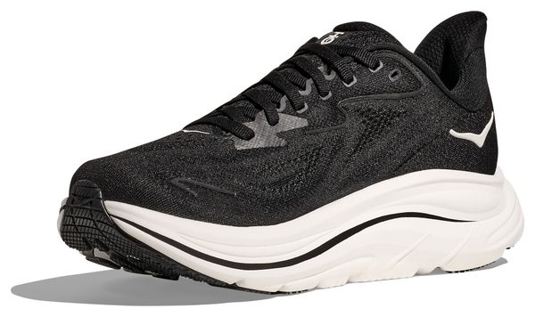 Hoka Clifton 10 Running Shoes Large Black/White Men's