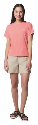 T-shirt Technique Femme Columbia Sun Trek II Rose
