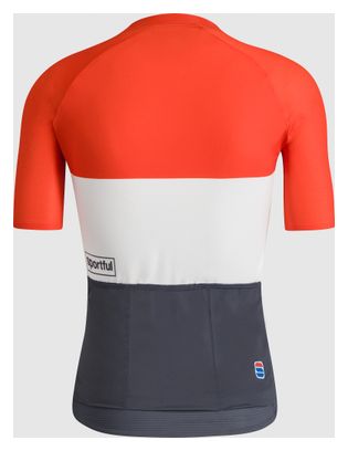 Maglia Sportful Supernova Heritage a maniche corte da donna Blu/Bianco/Rosso
