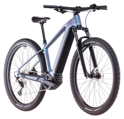 VTT Électrique Semi-Rigide Cube Reaction Hybrid Pro 600 Shimano Deore/Deore XT 12V 600 Wh 29'' Bleu Vert Smaragd 2025