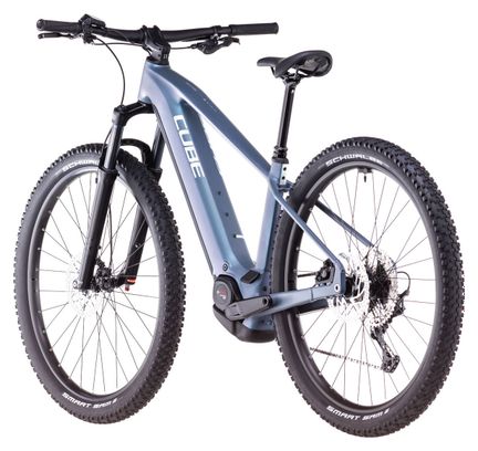 VTT Électrique Semi-Rigide Cube Reaction Hybrid Pro 600 Shimano Deore/Deore XT 12V 600 Wh 29'' Bleu Vert Smaragd 2025