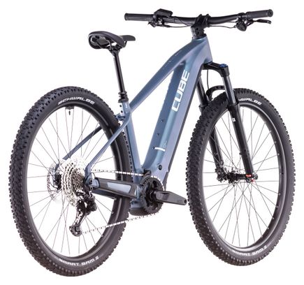 VTT Électrique Semi-Rigide Cube Reaction Hybrid Pro 600 Shimano Deore/Deore XT 12V 600 Wh 29'' Bleu Vert Smaragd 2025