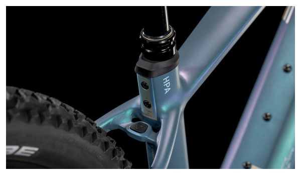 VTT Électrique Semi-Rigide Cube Reaction Hybrid Pro 600 Shimano Deore/Deore XT 12V 600 Wh 29'' Bleu Vert Smaragd 2025
