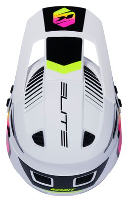 Casco Integral Kenny Elite Blanco/Neon