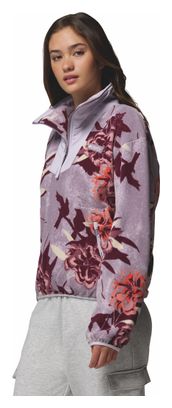 Columbia Donna 1/2 Zip Sequoia Grove Pile Viola Stampato