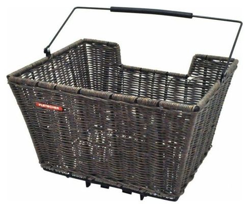 Panier arrière adaptateur 3 points Pletscher rattan