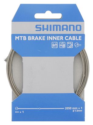 Câble de Frein Shimano VTT SUS ø1.6 mm x 2050 mm