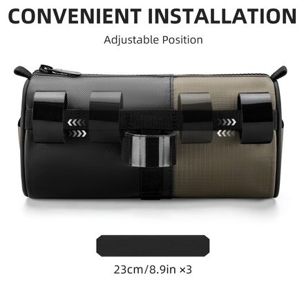 Sacoche de guidon avec bandoulière pour vélo