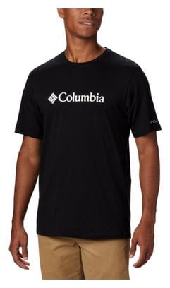 T-shirts Korte Mouwen Columbia CSC Basic Logo Zwart Heren