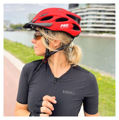 Casque de vélo Allround Race Mat rouge