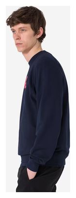 Sweatshirt Rapha Cotton Large Logo Blau/Pink