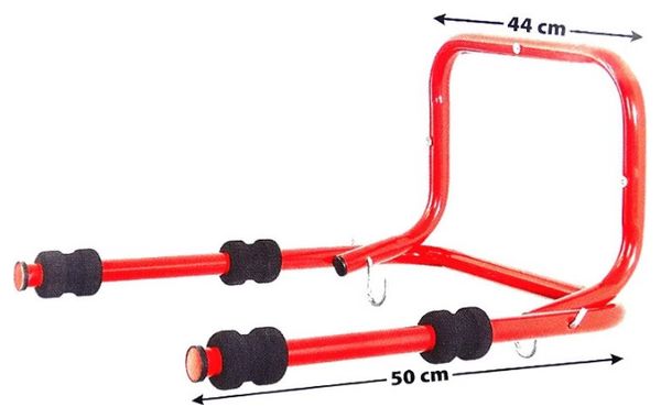 Prodotto ricondizionato - Mottez 2 portabiciclette rosso