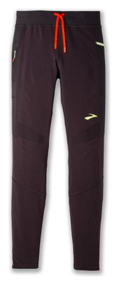 Lange Leggings Brooks High Point Schwarz Herren