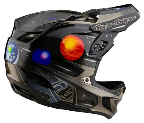 Casque Intégral Troy Lee Designs D4 Carbone Spacian Noir