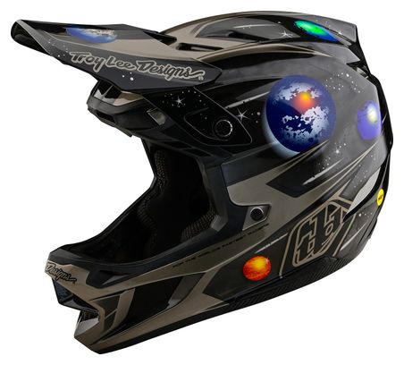 Casque Intégral Troy Lee Designs D4 Carbone Spacian Noir