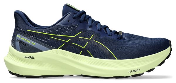 Asics GT-2000 12 GTX Bleu Vert Homme