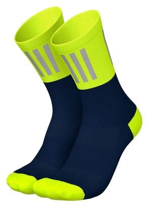 Incylence High-Viz V3 Running Socks Blau/Gelb Fluo