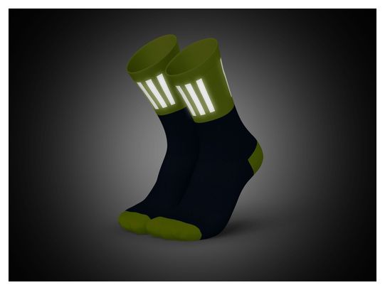 Incylence High-Viz V3 Running Socks Blau/Gelb Fluo