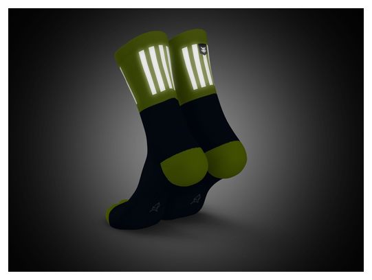 Incylence High-Viz V3 Running Socks Blau/Gelb Fluo