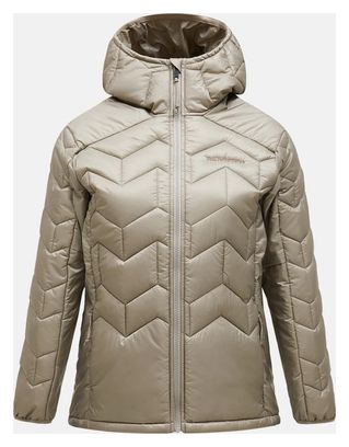 Peak Performance Elevate Women's Hooded Jacket Beige