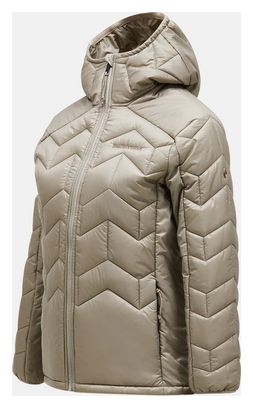Peak Performance Elevate Women's Hooded Jacket Beige