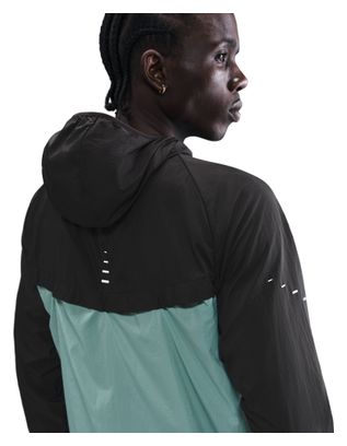 Heren Nike Stride Jacket Zwart/Groen
