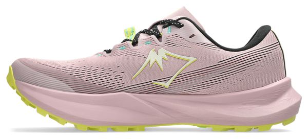 Chaussures Trail Asics Fuji Lite 6 Rose/Vert Femme