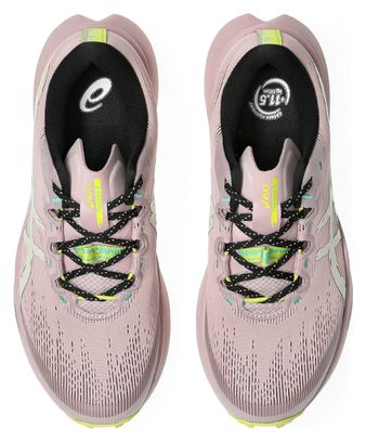 Chaussures Trail Asics Fuji Lite 6 Rose/Vert Femme