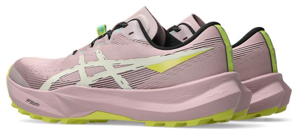 Chaussures Trail Asics Fuji Lite 6 Rose/Vert Femme