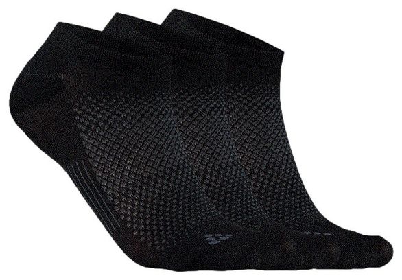 Chaussettes x3 Craft Core Dry Footies Noir Unisex