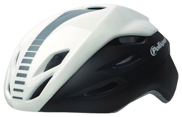 Casque de vélo Aero Road mat blanc/noir