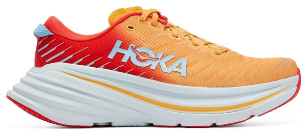 Hoka Bondi X Running Schuh Orange Rot