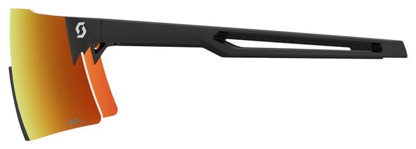 Scott Stride Compact AMP Brille, Schwarz / AMP Rot Chrom S3