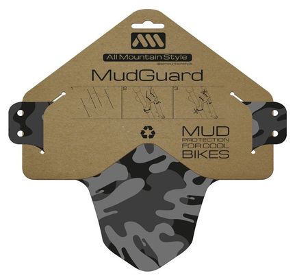 All Mountain Style AMS Front Mud Guard Camo Black