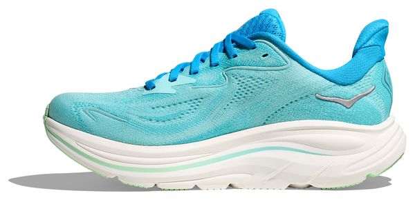 Hoka Clifton 10 Running Shoes Large Blue Women's