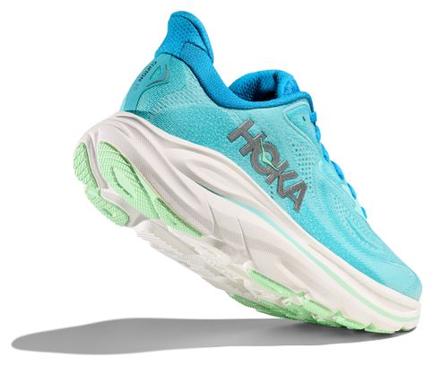 Hoka Clifton 10 Running Shoes Large Blue Women's