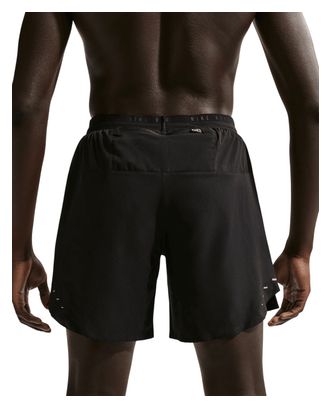 Short 2-en-1 Nike Stride 7in Noir Homme