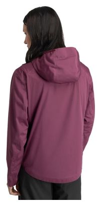 Veste randonnée imperméable ultralégère femme Velora Purple Pourpre