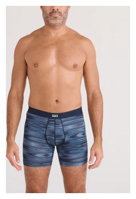 Boxer Saxx Vibe Xtra Soft Comfort Ikat Stripe/Blauw