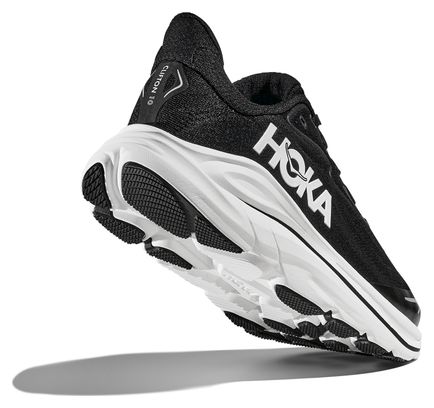 Scarpe da corsa Hoka Clifton 10 Nero/Bianco Bambino