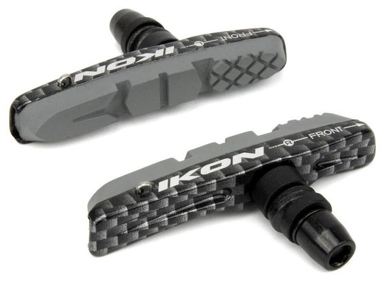 Ikon Brake Pads for Carbon Rims Grey / Black