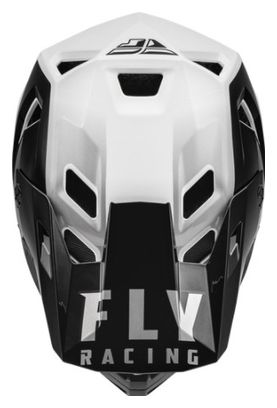 Fly Racing Rayce Integralhelm für Kinder Weiß / Schwarz
