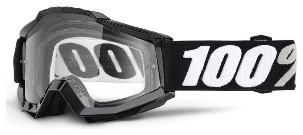 100% Goggle ACCURI TORNADO Black Frame Clear Lens