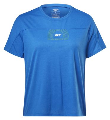 Reebok Workout Ready Supremium Damen Kurzarmtrikot Blau