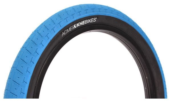 PNEU BMX KHE ACME 20  x2 40  BLEU-NOIR KHEBIKES