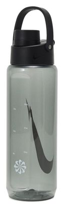 Nike Big Mouth Graphic Trinkflasche 650ml Transparent Schwarz